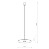 Lampa wisząca do kuchni Simone 11413 Nowodvorski kapelusz szary