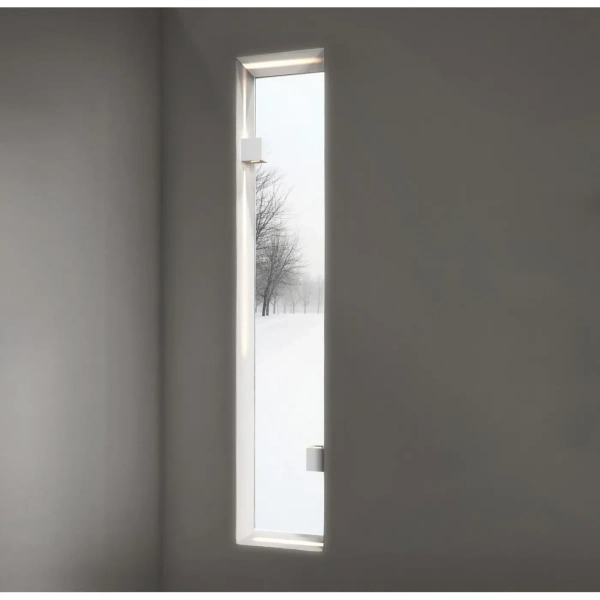 Prostokątna lampa ścienna Canto 49711001 LED 10,6W 3000K IP44 biały