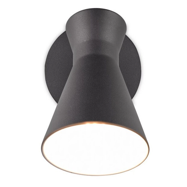 Lampa przyścienna z włącznikiem Enzo R20781732 do czytania czarny