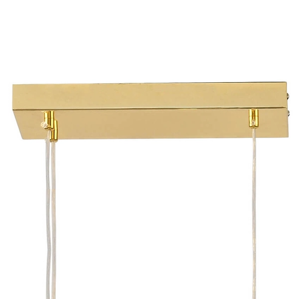 Wisząca lampa pierścień NEW AGE MP0082-L120 gold LED 40W 3000K złota