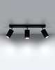 Plafon reflektorowy Ring SL.0093 Sollux listwa do kuchni czarna