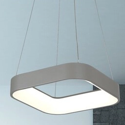 LAMPA wisząca ADELINE 3927 Rabalux metalowa OPRAWA kwadratowa LED 28W 3000K - 6000K zwis szary