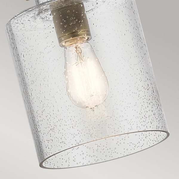 Lampa wisząca loft QN-KITNER-P-NBR do jadalni mosiądz