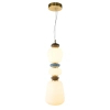 Zwisająca lampa ceramiczna Evans PND-94981V-3A-GD LED 19W 3000K złota