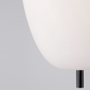 Czarna lampa wisząca Marc LE42720 szklana kula ball do pokoju loftowa