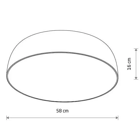 Kuchenna lampa sufitowa Satellite 8020 Nowodvorski kopuła metalowa jedwabisty grafit