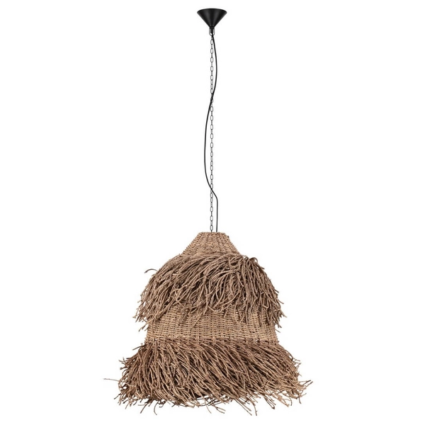 Zwisająca pleciona lampa JACINTO LE44520 boho ekologiczna naturalna