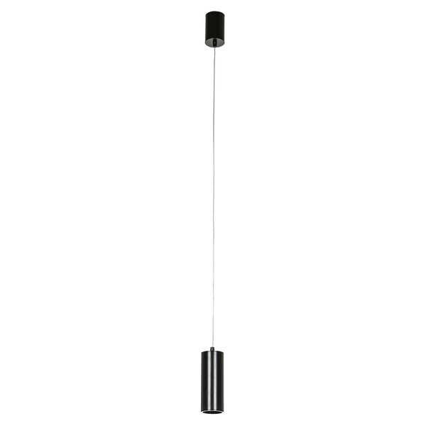 LAMPA wisząca MOLDES HL7718/7W LED 7W 3000K Italux metalowa tuba czarna