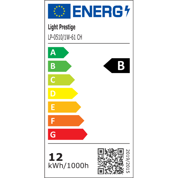Kinkiet naścienny Linea LP-0510/1W-61 CH LED 12W 3000-6000K IP44 chrom