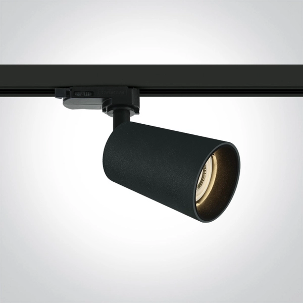 Regulowana lampa sufitowa AURA MYL.00067 do szyny 3-fazowej tubka czarny
