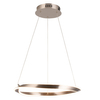 Wisząca lampa ledowa Girona MD9190-1S-3NT Zumaline 26W 3000K ring nikiel