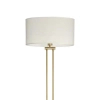 Lampa stojąca art deco ATHENS z kloszem mosiężna metalowa 1xE27 do salonu F01767BR-WH