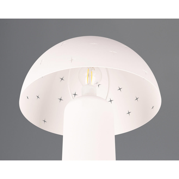 Lampka nocna grzybek Seta R51361031 efekt gwiazd biała