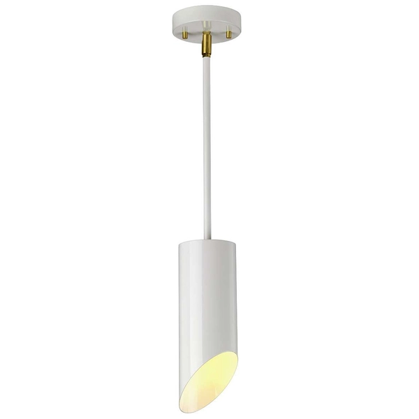 LAMPA sufitowa QUINTO QUINTO1P-GPN Elstead plafon OPRAWA metalowa tuba szara polerowany nikiel