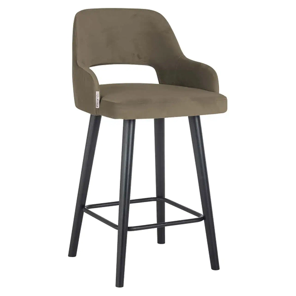 Metalowe krzesło barowe Antony S4588 SHITAKE SEVEN Richmond Interiors metalowe khaki