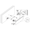 LAMPA ścienna SIEGFRIED 41751W-8 Globo prostokątna OPRAWA metalowa LED 8W 3000K kinkiet drewno
