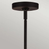 Wielopunktowa lampa wisząca Sylvia ALM-SYLVIA4-BK-CL szklany czarny