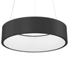 LAMPA wisząca CHIARA 3945-832RP-BK-3 Italux OPRAWA okrągła LED 32W 3000K pierścień ring czarna