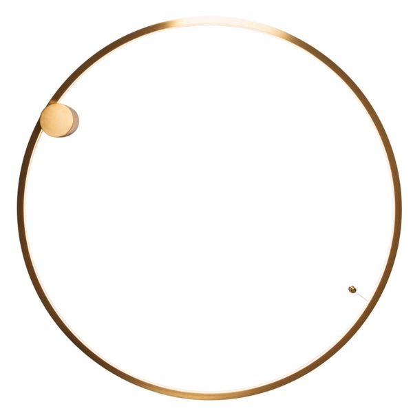 Plafoniera sufitowa Queen C0240 Maxlight LED 20W ring do salonu złoty