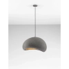 Kopułowa wisząca lampa PALINZA LE45321 sypialniana szara