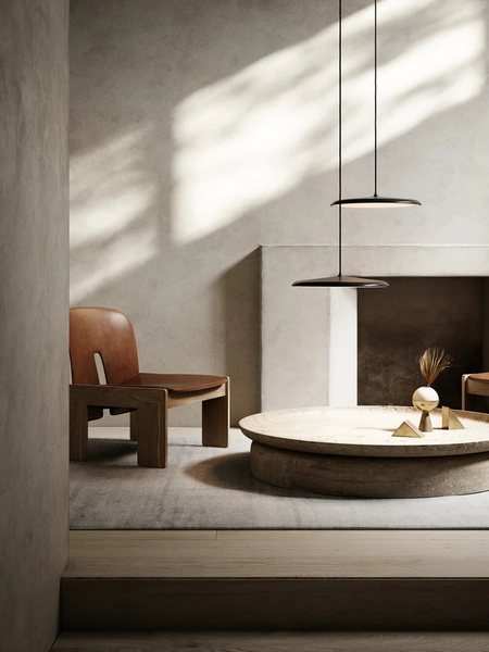 Minimalistyczna lampa wisząca Artist 2420223003 DFTP LED 24W 3000K czarna