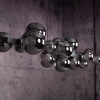 Wisząca lampa E-POPUP czarna przydymiona 2557-15 18xLED 1.8W zmienna barwa
