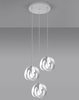 Industrialna lampa wisząca SL.1084 loftowa nad łóżko biała