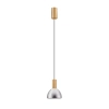 Szklana wisząca lampa SARDUNO LE45136 LED 8W 3000K złota