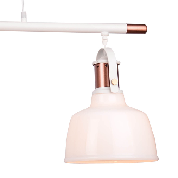 Kuchenny lampa wisząca Darling AZ2145 Azzardo loft nad wyspę  biała