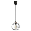 Okrągła lampa wisząca Galaxy 1644 TK Lighting industrialna czarna miedziana