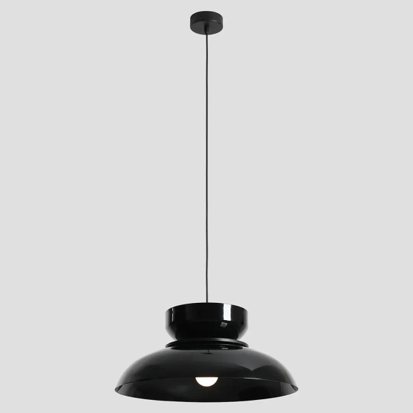 Kuchenna wisząca lampa ALDO 1152G3_3_C metalowa czarna