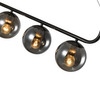 Kulista lampa wisząca Alisa LP-005/4L grafit Light Prestige kule grafit przydymiony