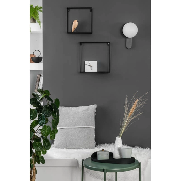 Ścienna lampa okrągła Kuul KLD120S0 kula ball do łazienki IP44 czarna biała