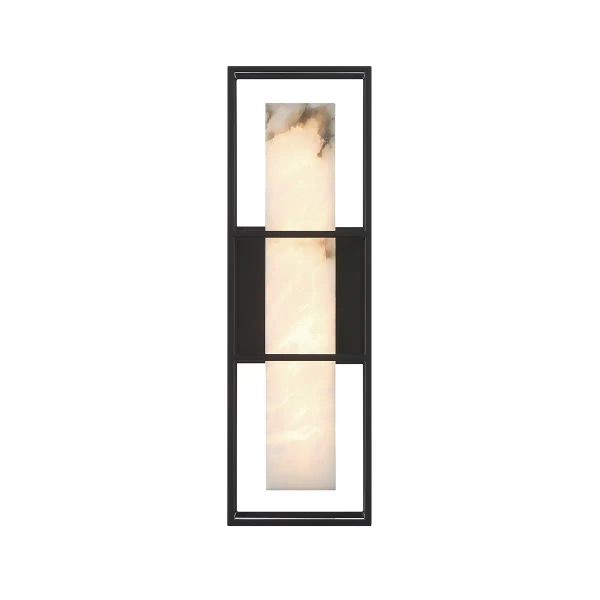 Ścienna lampa prostokąt Blakley QN-BLAKLEY-M-BK LED 13W 3000K IP44 czarny