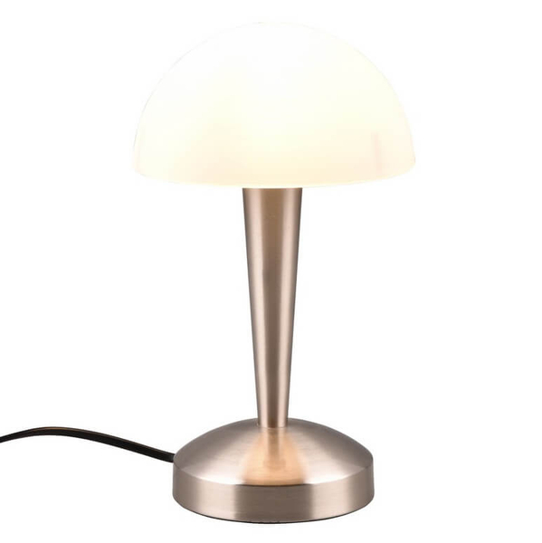 Stołowa lampka Canaria R59561107 RL Light grzybek półokrąg nikiel