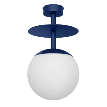 Metalowy plafon dysk do jadalni PLAAT B PLB113003 granatowy