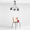 Metalowa lampa przysufitowa Aida 842PL_E Aldex na wysięgnikach czarna