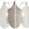 Kinkiet glamour do sypialni Palermo W03077NI Cosmolight metal szkło nikiel