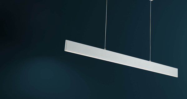 Podłużna lampa wisząca Step P010PL-L23W LED 23W 3000K listwa biała