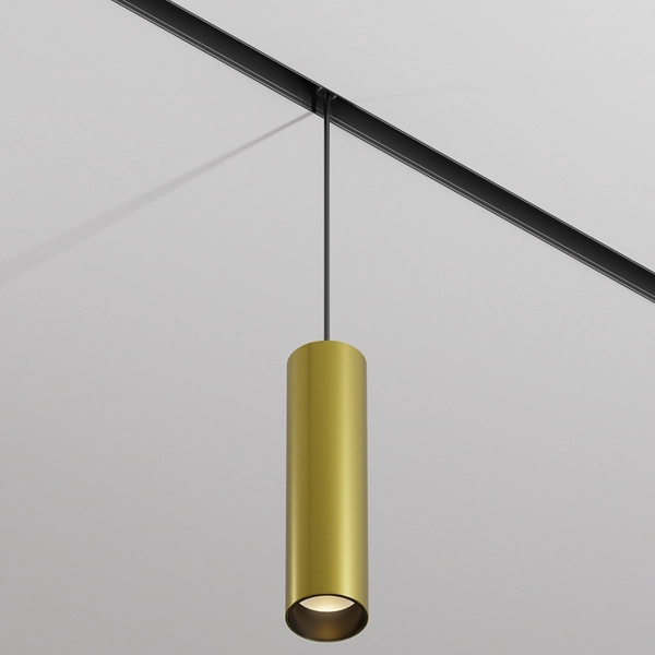 Szynowa lampa zwisająca magnetyczna Focus TR041-4-12W3K-M-DS-BBS LED 12W 2700-6000K sopel mosiądz