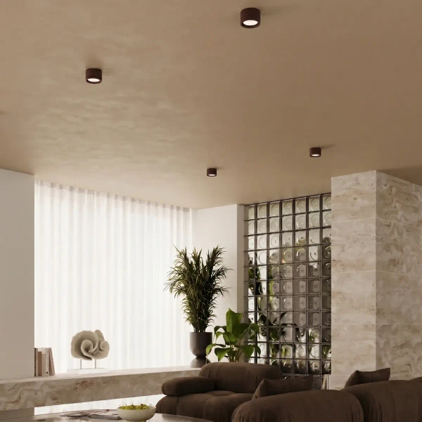 Lampa sufitowa downlight MODO brązowy SL.2482 1xGx53 tuba