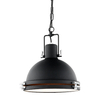 Industrialna LAMPA wisząca NAUTILIUS M 10268106 Kaspa okrągła OPRAWA na łańcuchu ZWIS metalowy czarny