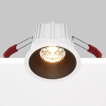 Wpuszczane oczko Alfa DL043-01-15W2.7K-RD-WB-DE LED 15W 2700K białe czarne