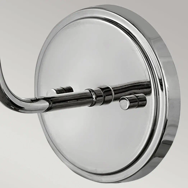 Ścienna lampa do salonu Clarke HK-CLARKE1-PN-WH nikiel biały