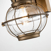 Lampa elewacyjna latarnia Bridge Point KL-BRIDGEPOINT-M-NBR IP44 mosiądz