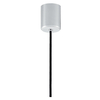 LAMPA wisząca LONGIS IV 10552109 Kaspa szklana OPRAWA zwis przezroczysty czarny