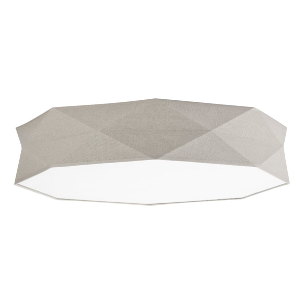 Lniany plafon ekologiczny Kantoor 6196 TK Lighting geometryczny szary beżowy