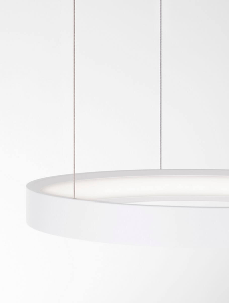 Lampa wisząca okrągła ZACAPU LE42795 pierścień LED 30W 3000K biały