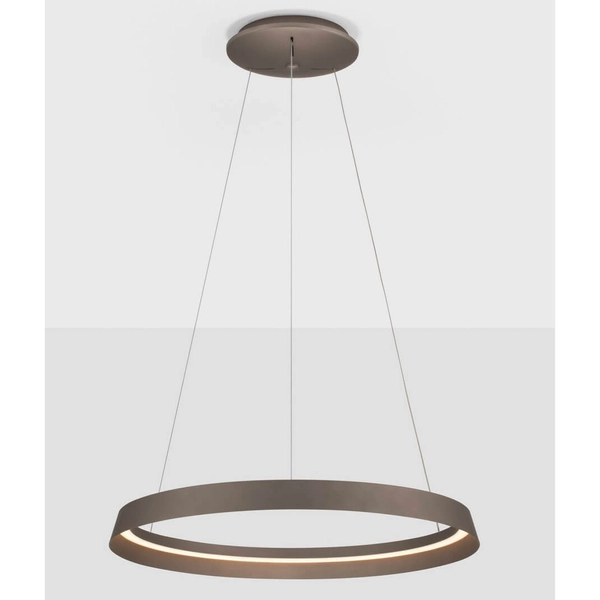 Wisząca lampa ściemnialna BATALLAS LE44784 LED 52W 3000K ring brązowy