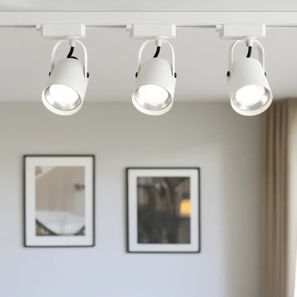 Szynoprzewodowa lampa trójfazowa Quber Track ML2273 do salonu biały